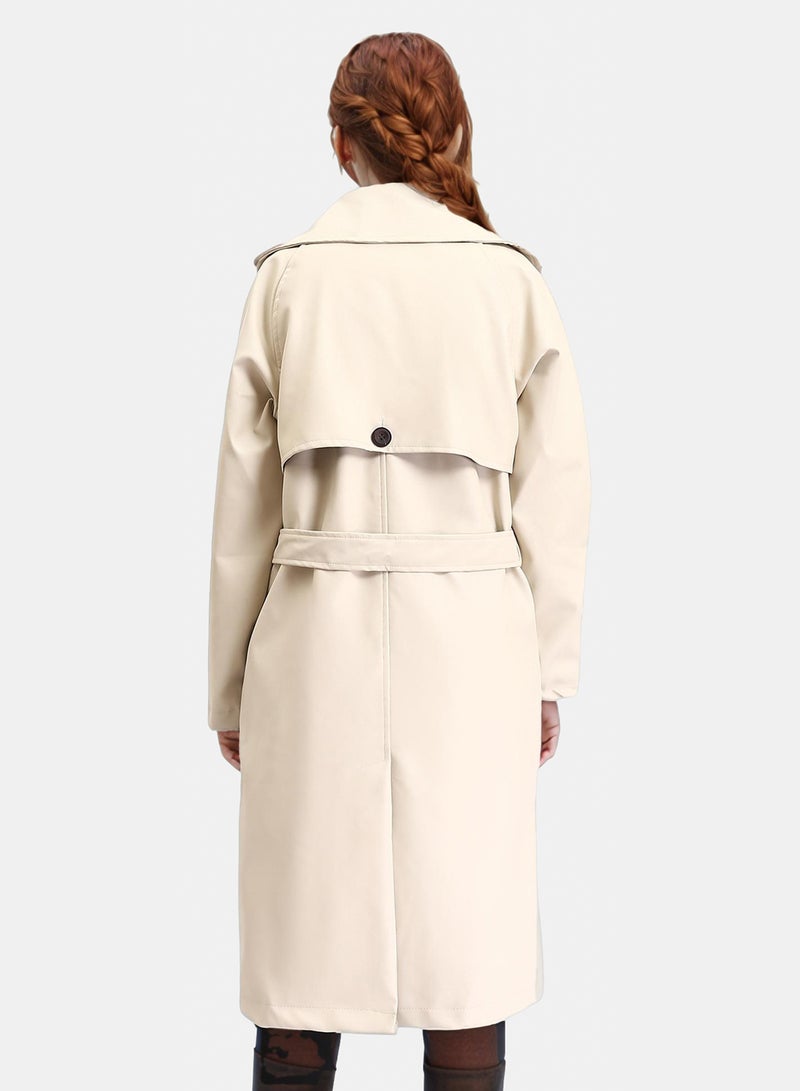 Ravin Women Longline Belted Coat - Image 2
